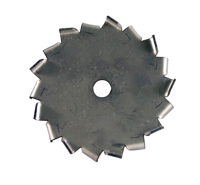 3" Dia. X 1/2" Center Hole Type A 304 SS Dispersion Blade Image